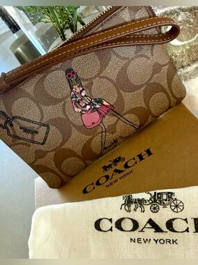 Coach Bonnie cashin limited edition collectors piece signature wristlet